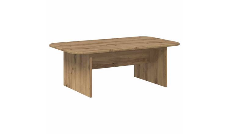 Walplus Engineered Wood Coffee Table - Oak - 93 x 53 x 33 cm