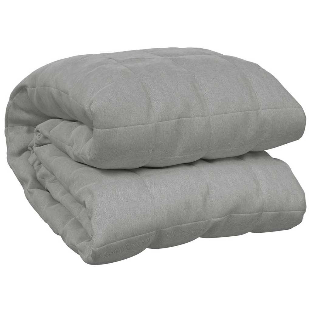 Walplus 15 kg Cotton Weighted Blanket - Grey - 220 x 235 cm - Image 2