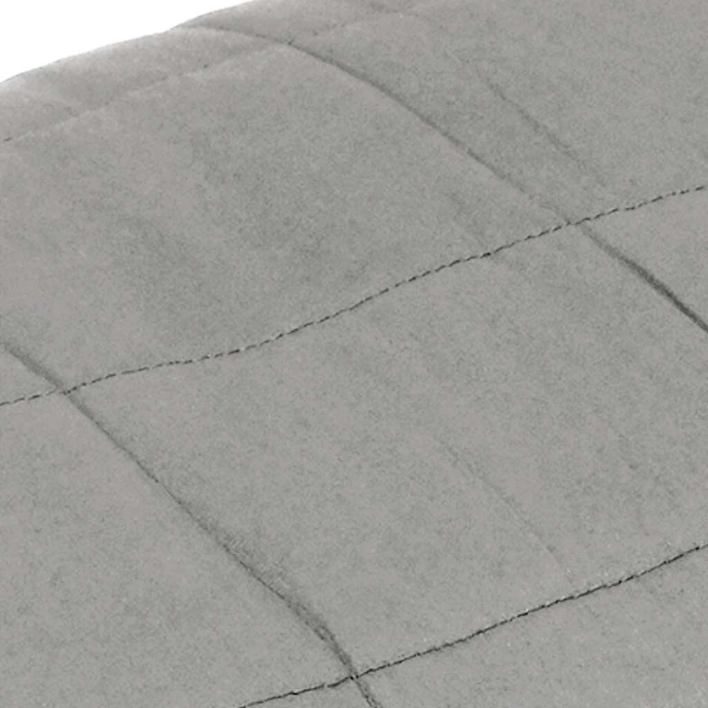 Walplus 15 kg Cotton Weighted Blanket - Grey - 220 x 235 cm - Image 4