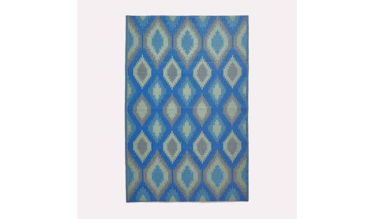 Homescapes Amber Ikat Waterproof Reversible Outdoor Rug -  120 x 180 cm