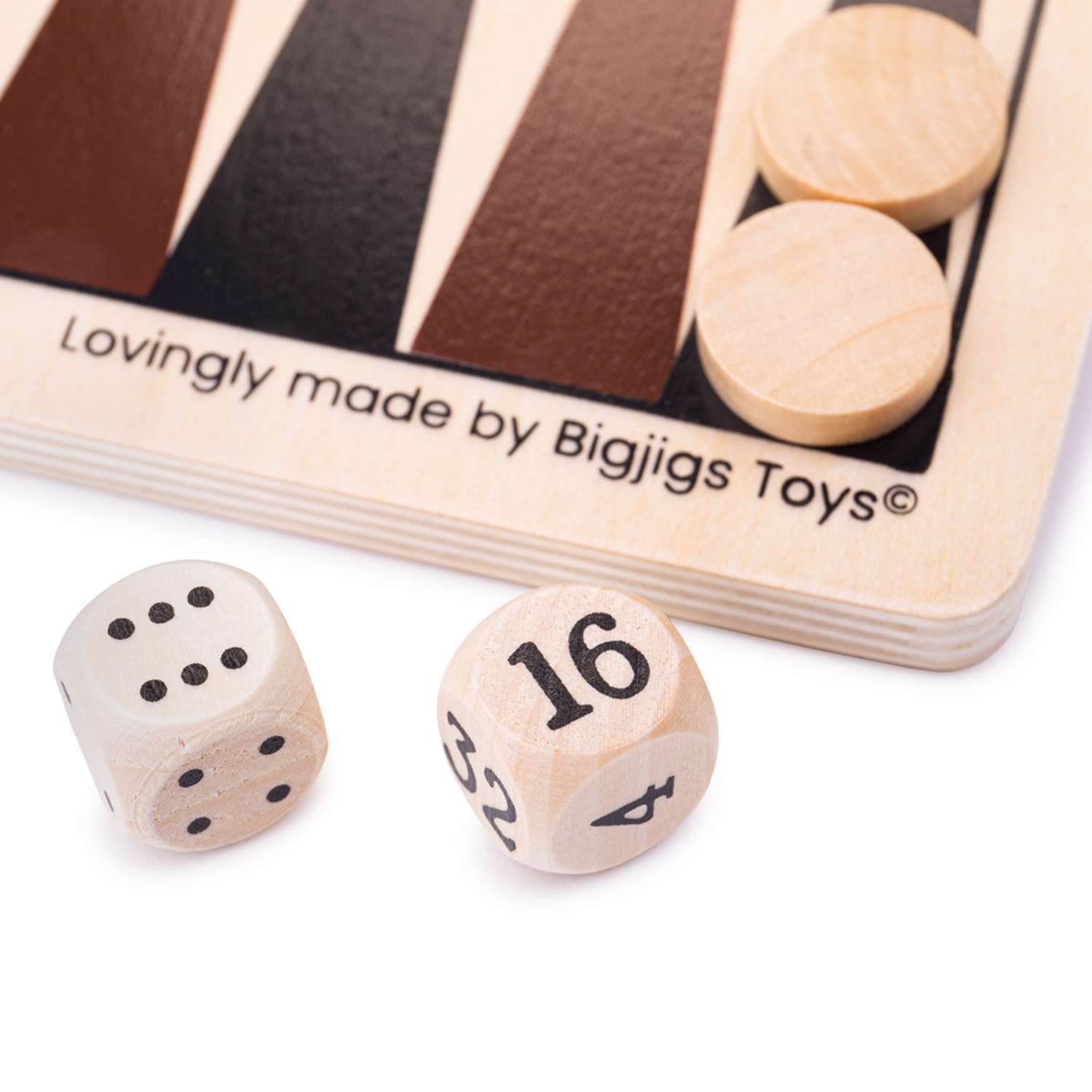 Bigjigs Toys Backgammon 3 Years + - Image 4