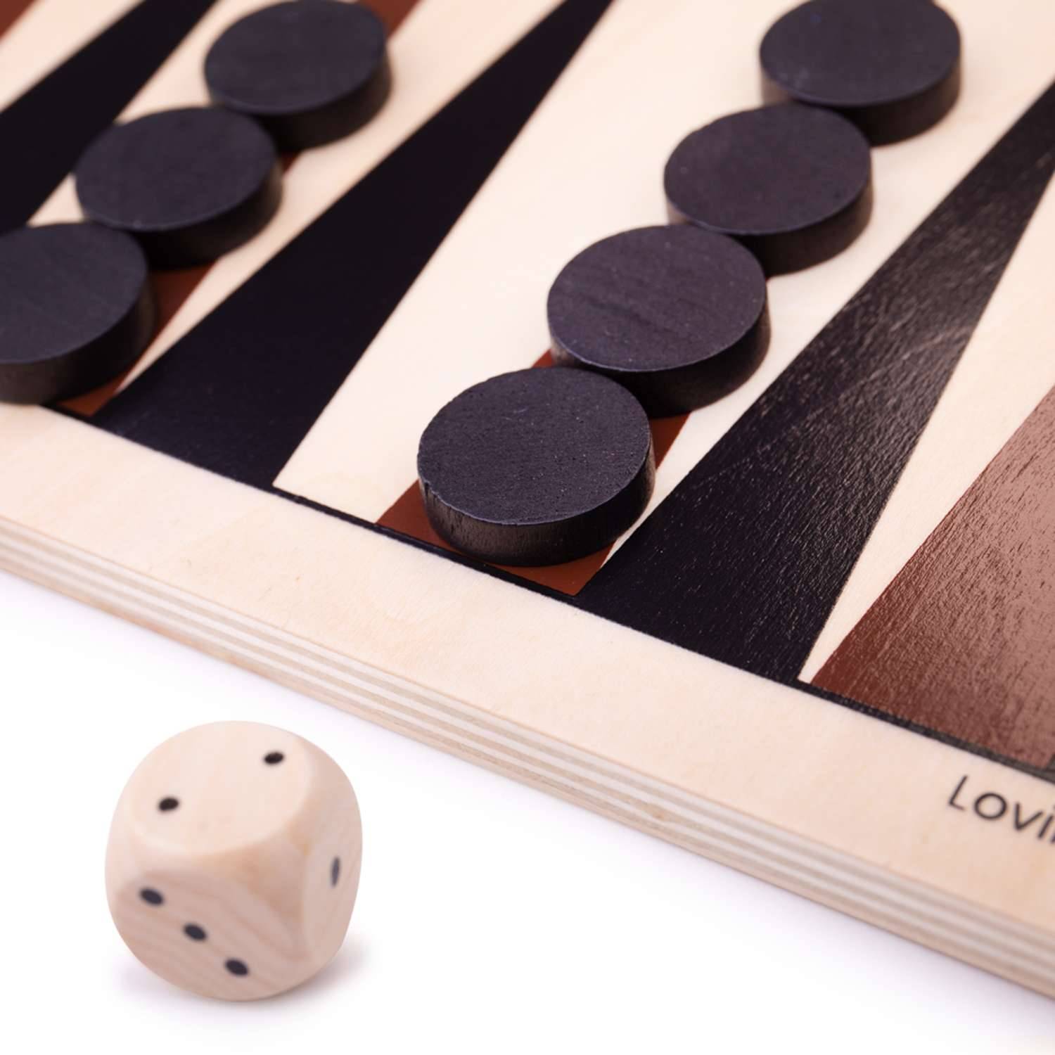 Bigjigs Toys Backgammon 3 Years + - Image 5