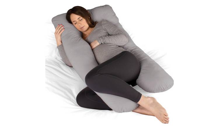 Dreamcatcher U Shape Polyester Pregnancy Pillow 125cm - Grey