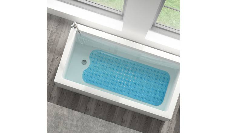 Keplin Non-Slip Suction Cup Bath Mat - Large - Blue
