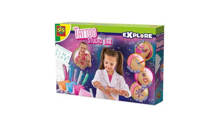 SES Creative Tattoo Studio Lab Temporary Art Activity Set