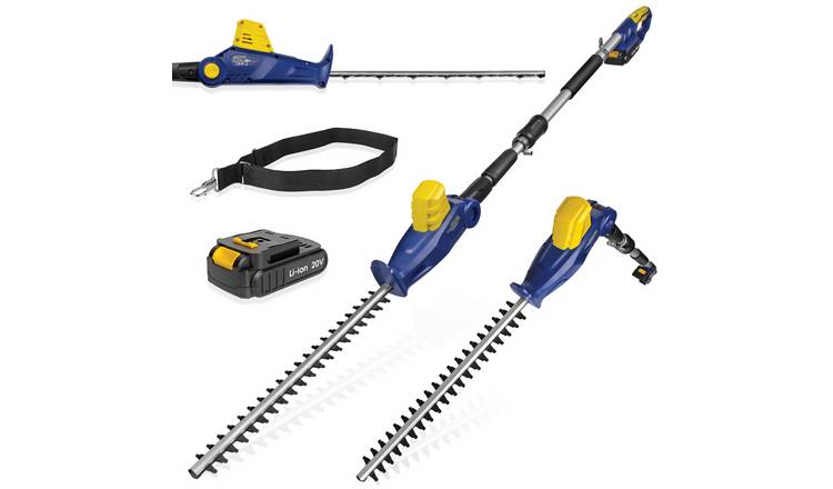 Skotek 20V Cordless Pole Hedge Trimmer with 1 Battery