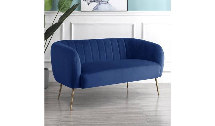 Artemis Home Matilda 2 Seat Sofa - Dark Blue