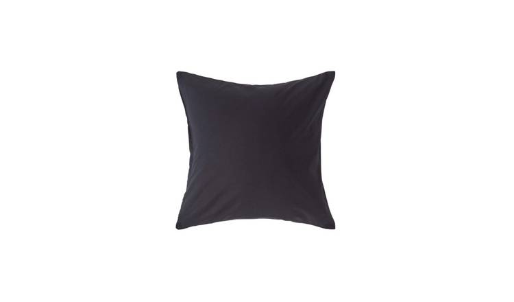 Homescapes Egyptian Cotton Pillowcase - 40 x 40 cm - Black