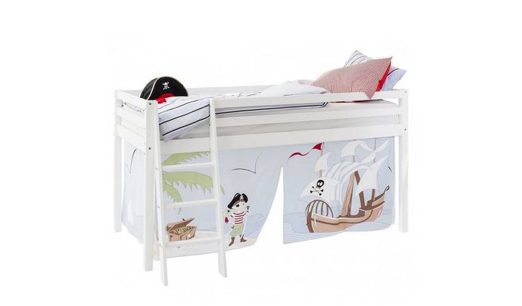 Noa & Nani Kids Cabin Bed Tent Underbed Den in Pirate Pete Design - Blue