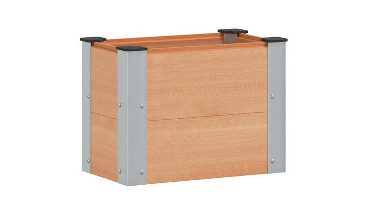 Walplus Raised Garden Bed - Brown - 50 x 30 x 36 cm