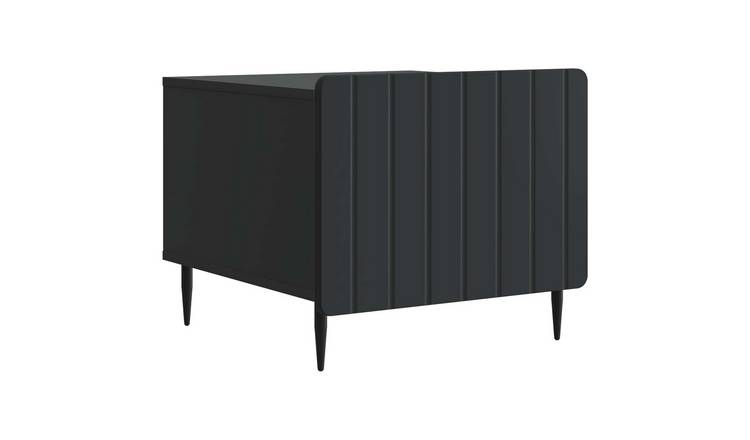 Walplus Engineered Wood Coffee Table - Black - 49 x 50 x 42 cm