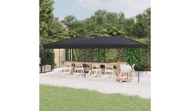 Walplus 3 x 6 m Folding Party Tent - Anthracite