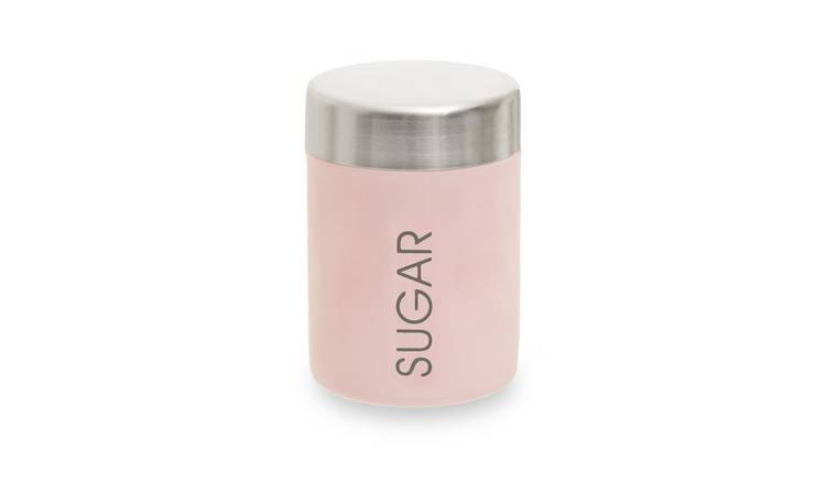 Orsina Liberty Enamel Sugar Canister – Pink