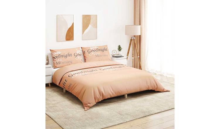 Walplus Cotton Duvet Cover Set - Pink - 260 x 220 cm