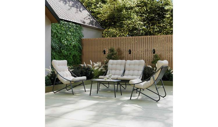 Charles Bentley Porto 4 Seater Lounge Set