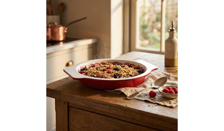 Orsina Ecocook 27cm Baking Dish With Handles - Red