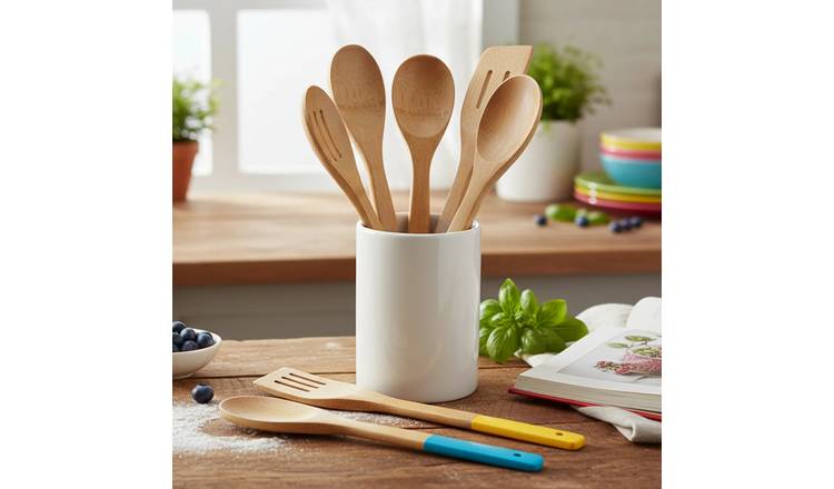 Orsina Aleki 5 Piece Bamboo Kitchen Utensil Set – Assorted