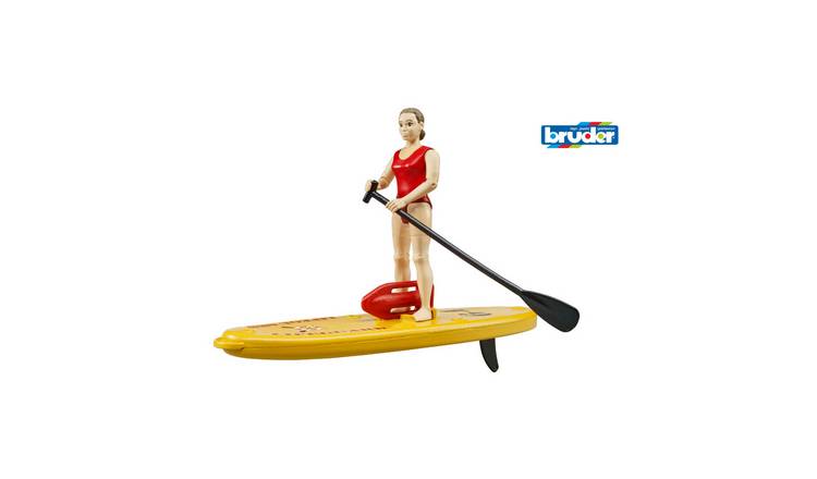 Bruder BWorld 1:16 Life Guard with Stand Up Paddle - Age 3+