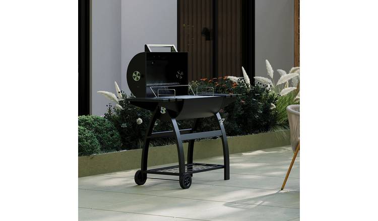 Charles Bentley Ottimo 415 Charcoal Barrel BBQ - Black