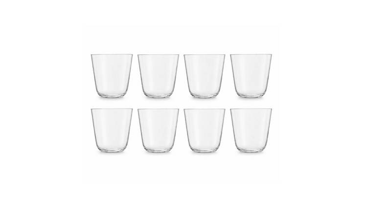 LSA International Arc 260ml Stackable Tumblers Set of 8 - Clear