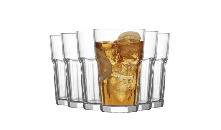 LAV Aras Highball Glasses - 300ml - Clear - Pack of 6