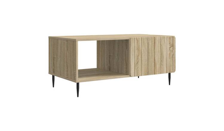 Walplus Coffee Table - Brown and Black - 90 x 50 x 40 cm