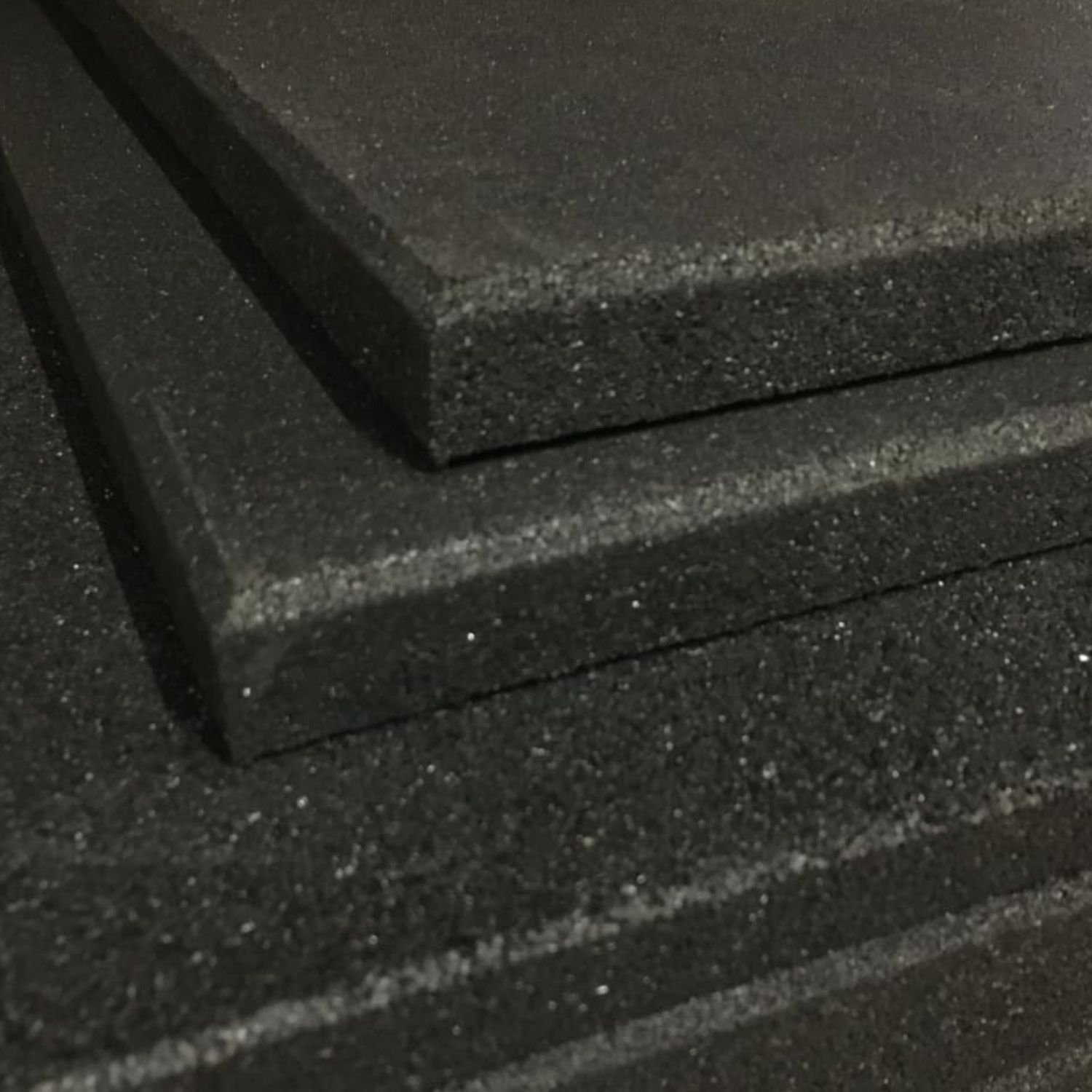 Ark Mat Black 25mm Rubber Crumb Gym Floor Tiles - 1m x 1m - Image 2