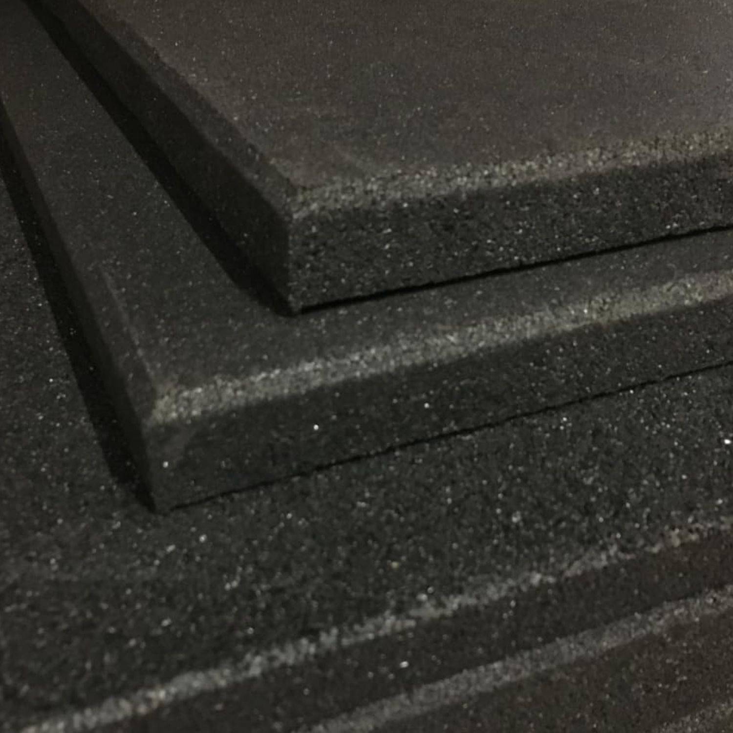 Ark Mat Black 25mm Rubber Crumb Gym Floor Tiles - 1m x 1m - Image 2