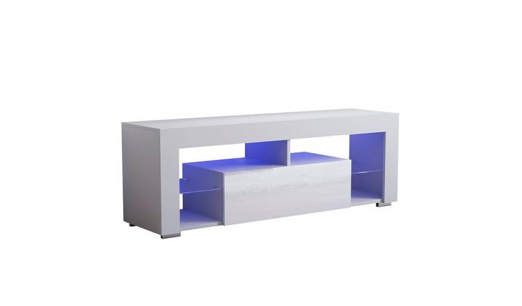 Vida Designs Luna 2 Drawer LED TV Unit - White