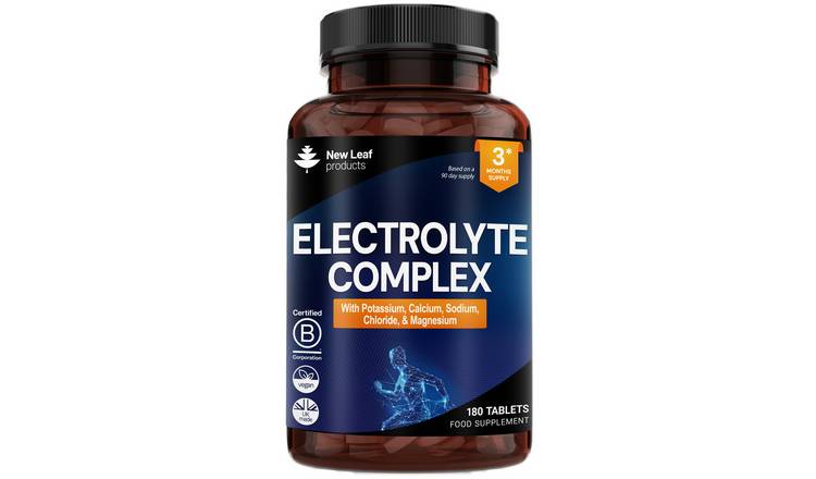 New Leaf Electrolytes Complex Minerals Potassium Magnesium - 180 Tablets