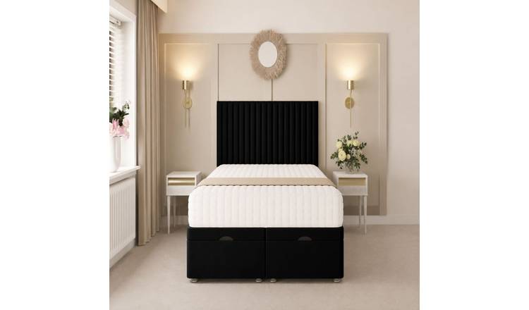 Bed Choices Khloe King Ottoman Bed with 54" Headboard - Black