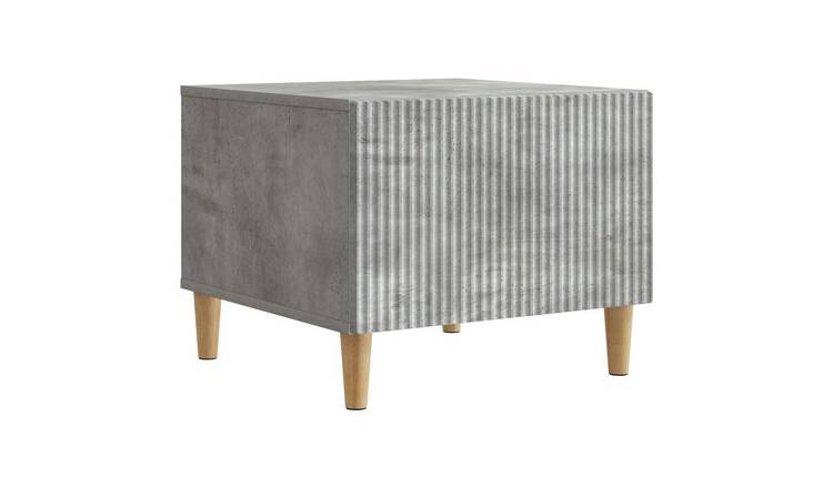 Walplus Engineered Wood Coffee Table - Concrete grey - 49 x 50 x 40 cm
