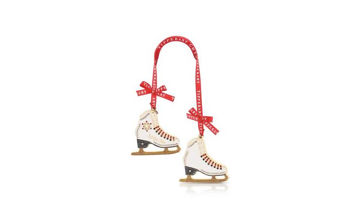 Tipperary Metal Sparkle Ice Skates Hanging Decoration