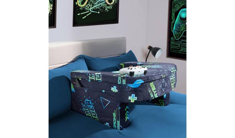 OHS Gaming Printed Lap Pillow - Navy