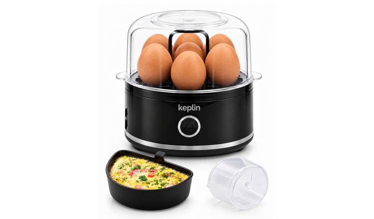 Keplin 400W Electric Egg Cooker 7 Egg Capacity - Black