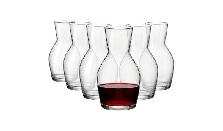 Bormioli Rocco Ypsilon Glass Wine Carafes - 500ml - Pack of 6