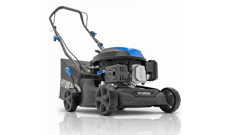 Hyundai 139cc Petrol Lawn mower Black - 35L