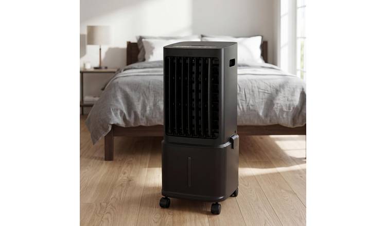 Air Pro 8L 4-in-1 Portable Air Cooler with Wheels & Remote Control - Black