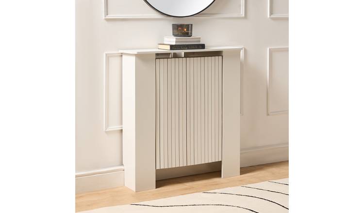 OHS Ribbed Radiator Cover - White - Small