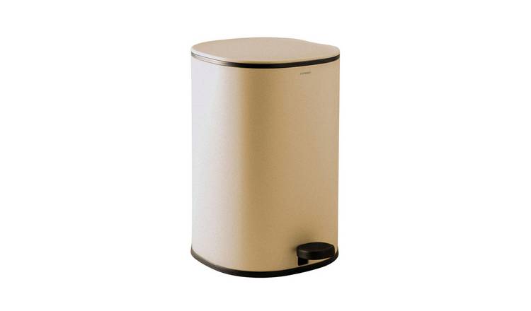 Cosmic Essentials Bathroom Bin - Pale Sand