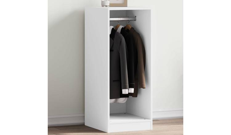 Walplus Engineered Wood Wardrobe Engineered - White - 48 x 41 x 102 cm