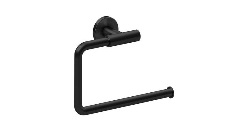 Cosmic Architect Towel Ring - Brushed Black Pvd