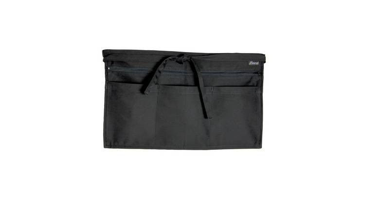 Dennys Zip Pocket Waist Apron - Black