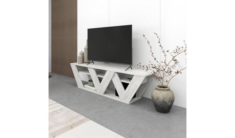 Decortie Ralla Particleboard TV Unit - Cream