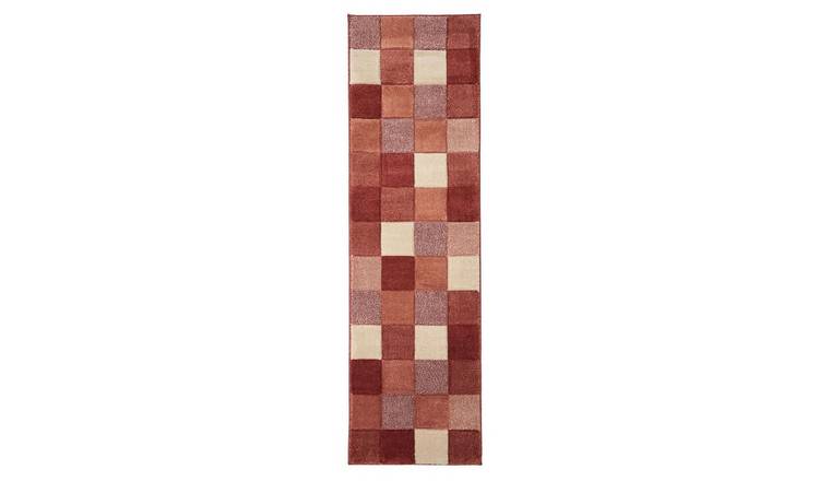 Mega Flooring Orange Modern  Rug - 60 x 200cm