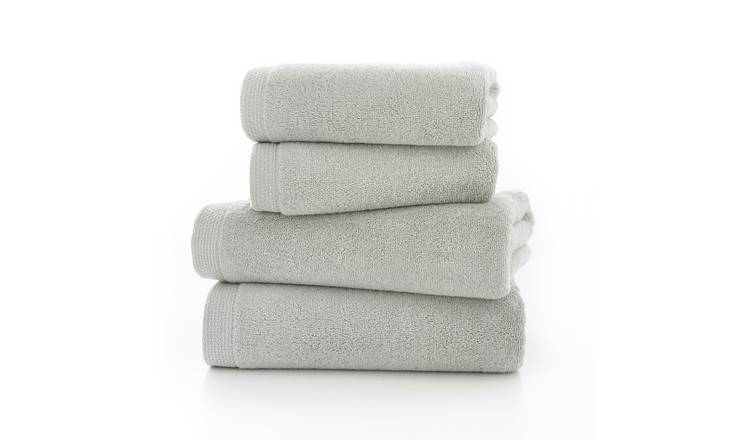 The Lyndon Company  Egyptian Spa Cotton  Face Cloth - Silver