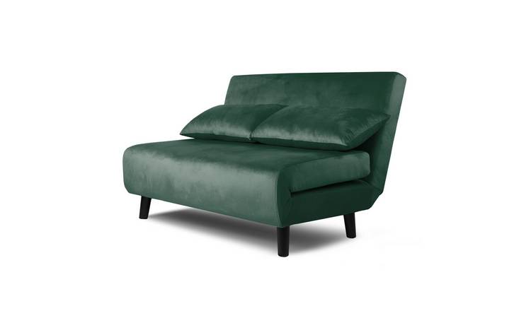 HomeGardenDirect Aurora Double Velvet Sofa Bed - Green