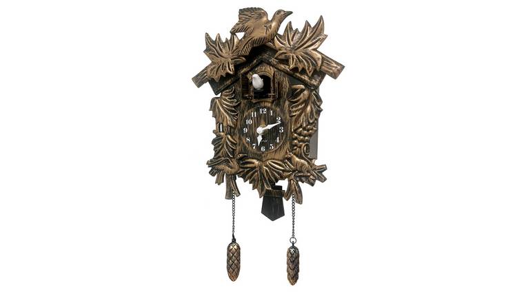 Walplus Vintage Cuckoo Traditional Wall Clock - Brown