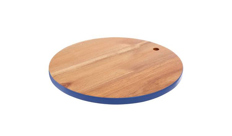 Orsina Acacia Wood Chopping and Serving Board - Blue