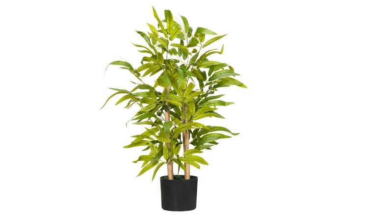 HOMCOM Artificial Bamboo with Pot- Green